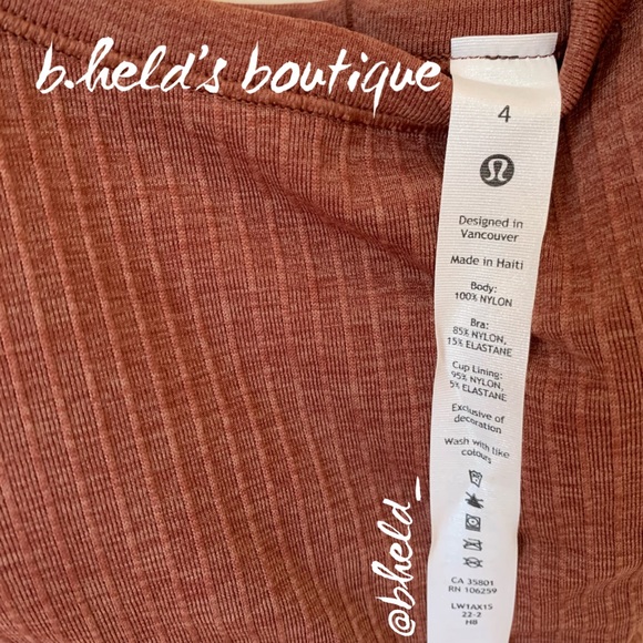 lululemon Ebb To Street Tank Top in Ancient Copper Size 4 Brand New NWT - Picture 7 of 12